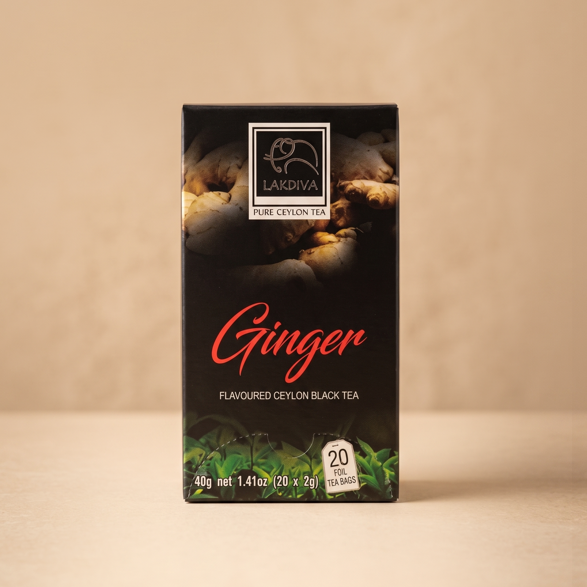 Ginger Tea Bags box, 20 count